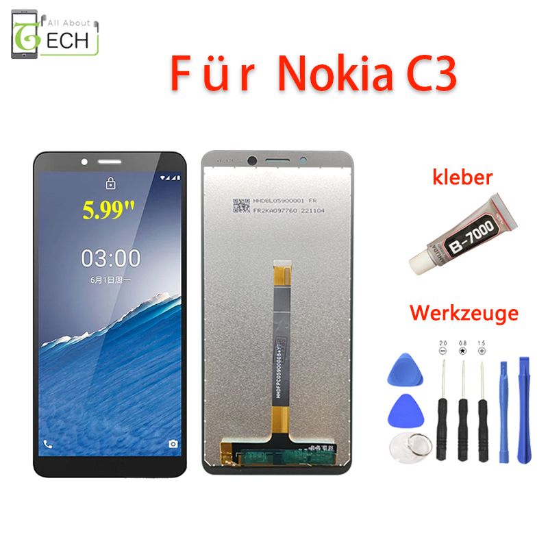 nokia c3 screen