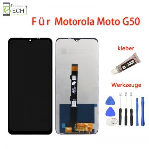Für Motorola Moto G50 XT2137 LCD Display Touchscreen Werkzeuge + Kleber